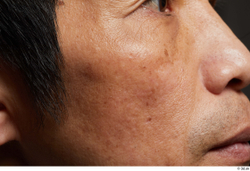 Face Nose Cheek Skin Man Asian Wrinkles Studio photo references